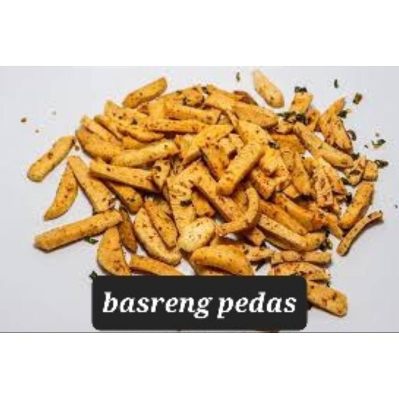 

Discount 1Kg Basreng Baso Goreng Daun Jeruk Pedas / Basreng Original High Quality