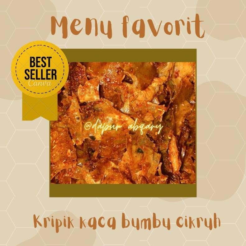 

10.10 Kripik Kaca Bumbu Cikruh 500Gr/1Kg Murah