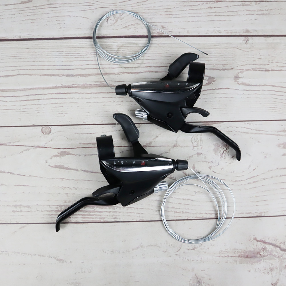 Shifter 9 8 Speed Handle Rem Sepeda Kanan Kiri Mtb Gunung Balap