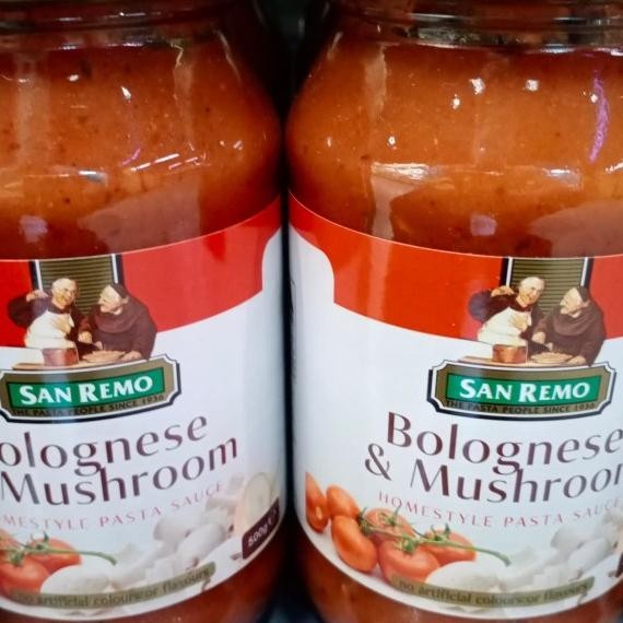 

San Remo Sanremo Pasta Sauce Bolognese & Mushroom 500 Gr