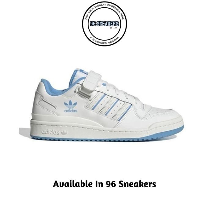 Sepatu Sneakers Pria Adidas Forum Low Cloud White Blue (Ig3785) Original Ramahmart7
