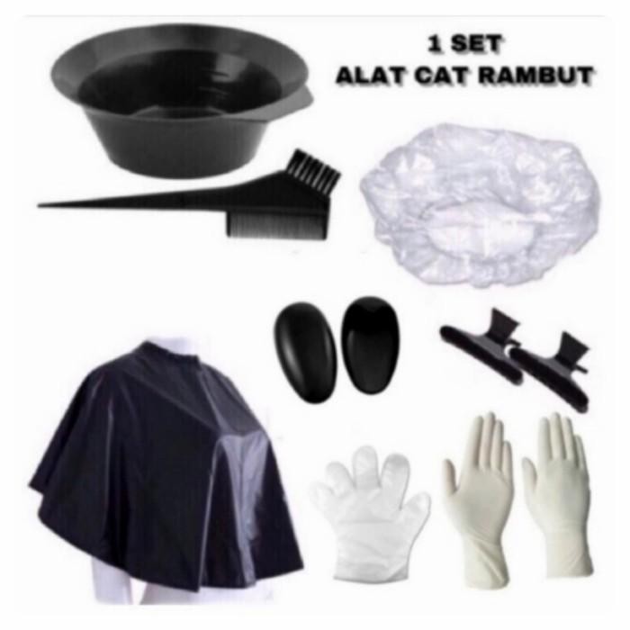 1 Set Alat Cat Rambut, Perlengkapan Alat Cat Rambut