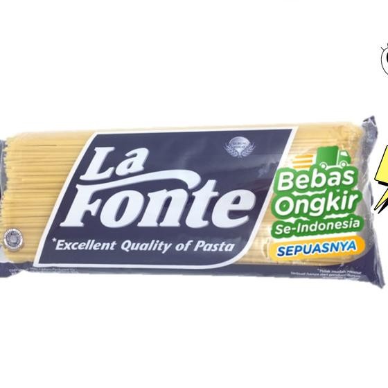 

Pasta Spaghetti Spageti Spagheti Spagetti Mentah Kering La Fonte Lafonte 1Kg 1 Dus