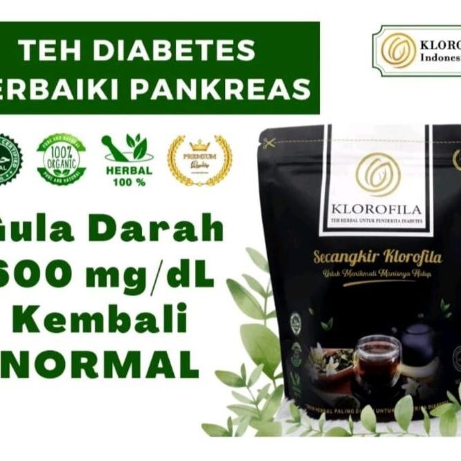 

Teh Diabetes Klorofila - Obat Derita Diabetes / Membantu Menormalkan Kadar Gula Darah