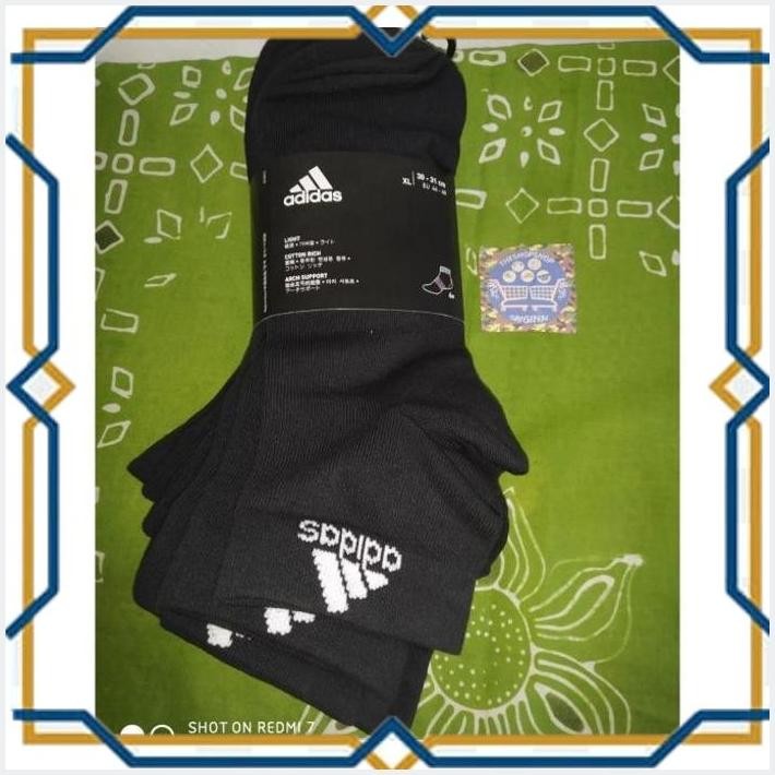 

[THE] KAOS KAKI ADIDAS LIGHT ANKLE SOCKS 6 PAIRS DZ9399 ORIGINAL