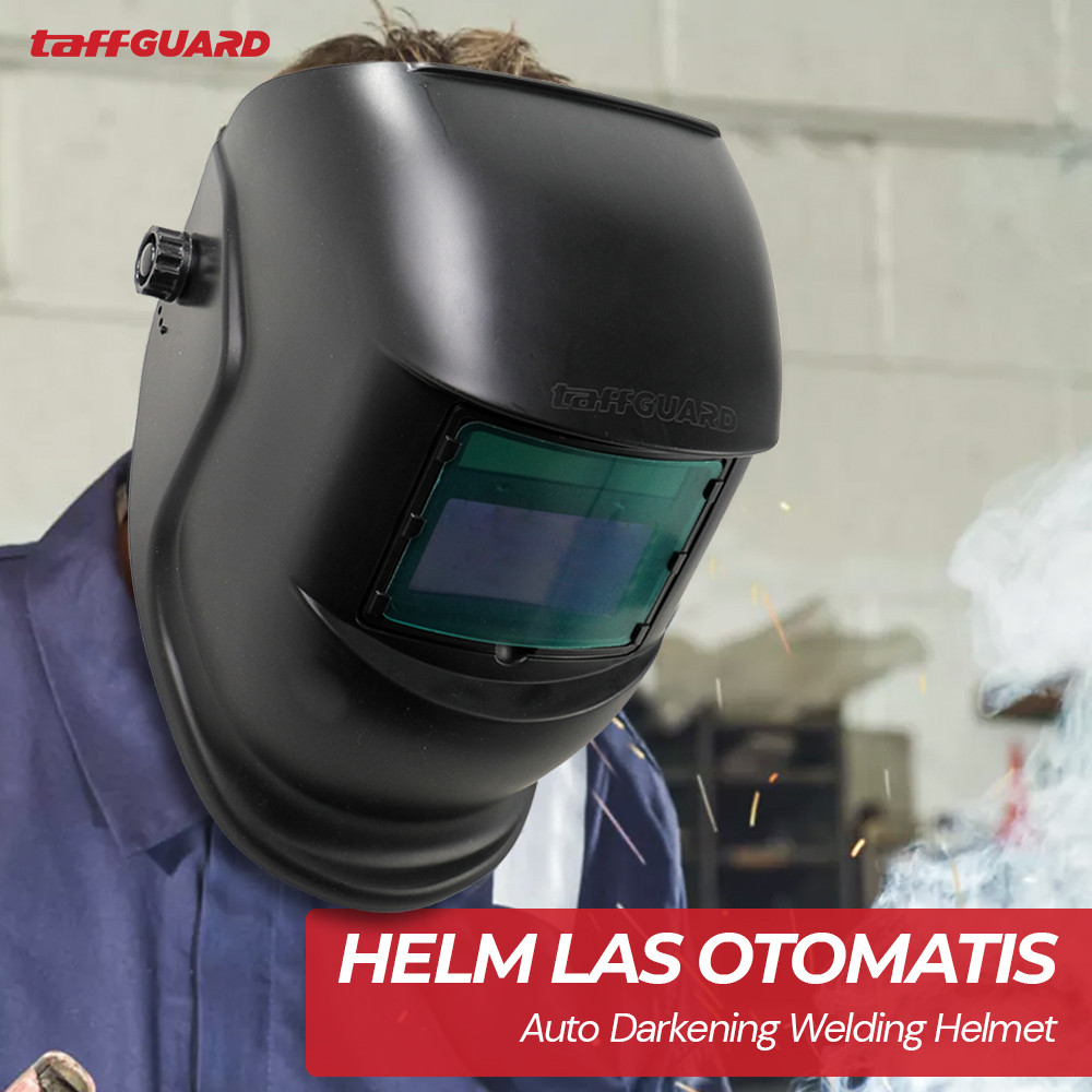 Helm Las Topeng Las Otomatis Gelap Terang Helem Kedok Kap Las Listrik Welding