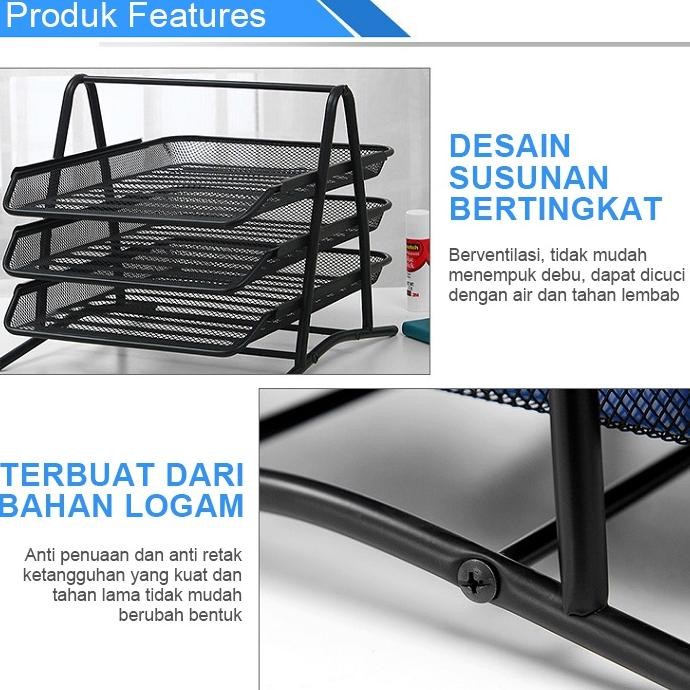 

SPECIAL Rak Kertas Dokumen Surat 5 Susun Paper Document Letter Tray Tier It34