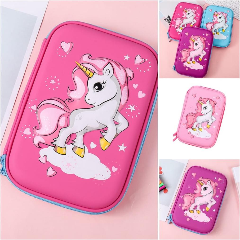 

ii-99 Tempat Pensil 3D Unicorn Kotak Pensil Unicorn Rambut Kado Ultah Anak Unicorn murah berkualitas Original