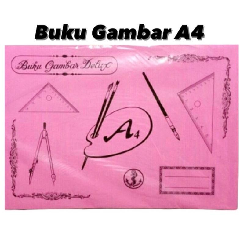 

ul-64 Buku gambar A4 murah harga perbungkus isi 25pc cuma Viral