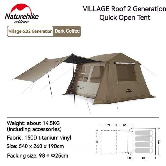 Masih Ada Tenda Camping Naturehike Tent Village 6 - Tenda Naturehike Village 6.0