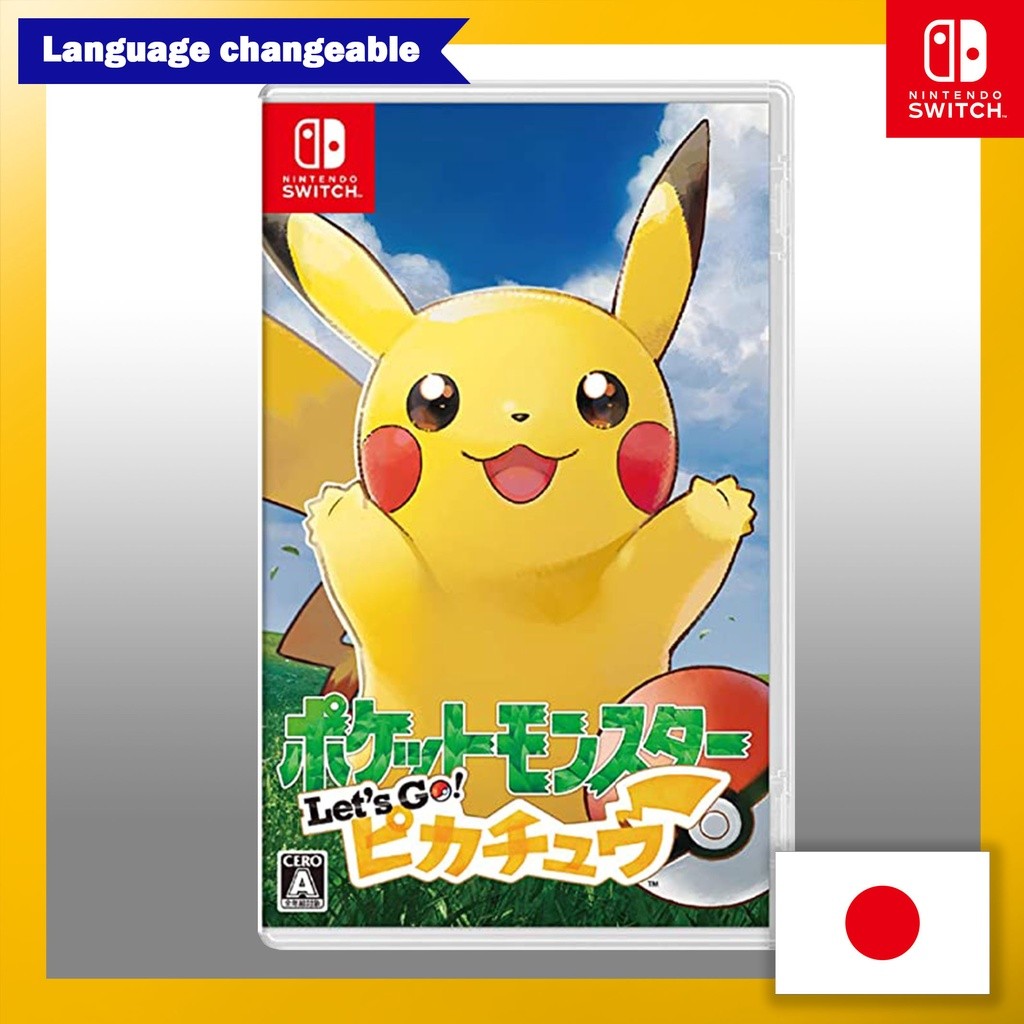 Pokemon Ayo Pergi Pikachu - Switch[ Dapat dimainkan dalam bahasa Inggris ]【Langsung dari Jepang】(Bua