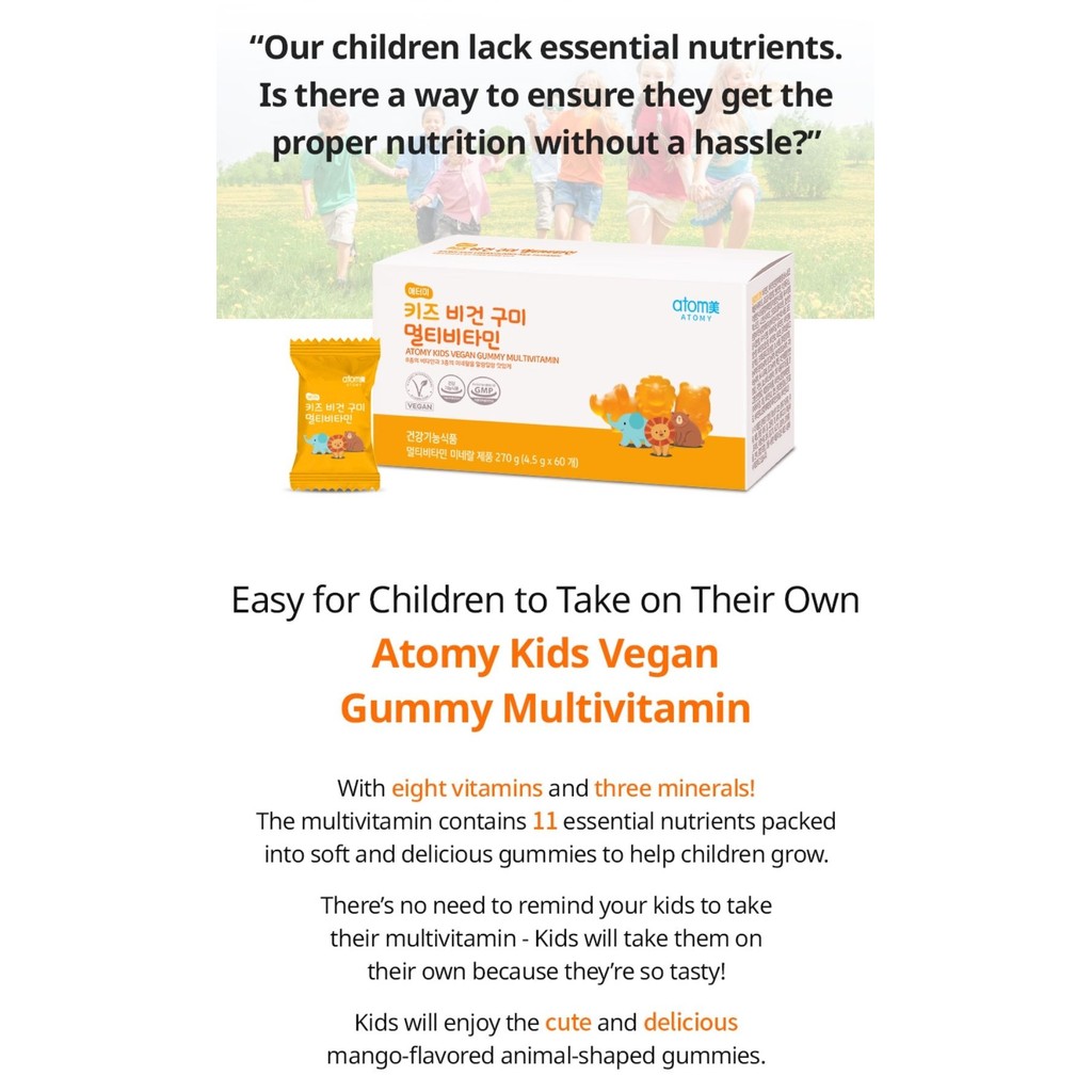 

Atomy Kids Vegan Gummy Multivitamin Anak Kesehatan