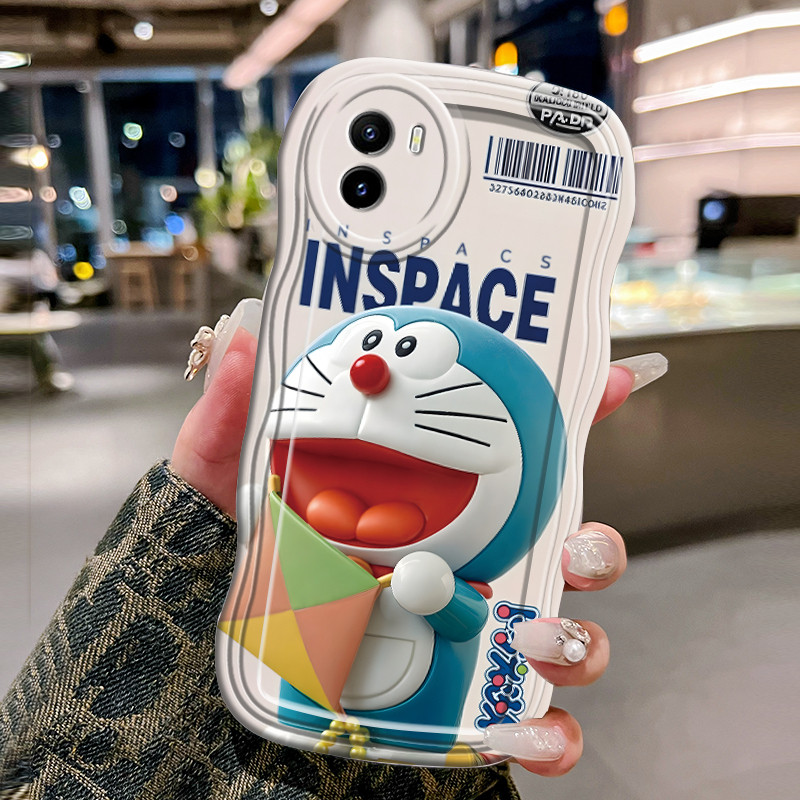 Casing Hp Untuk VIVO Y15s Y15a Y15c Y01 Case Casing pola Doraemon Kasing HP Cesing Silikon Kesing An