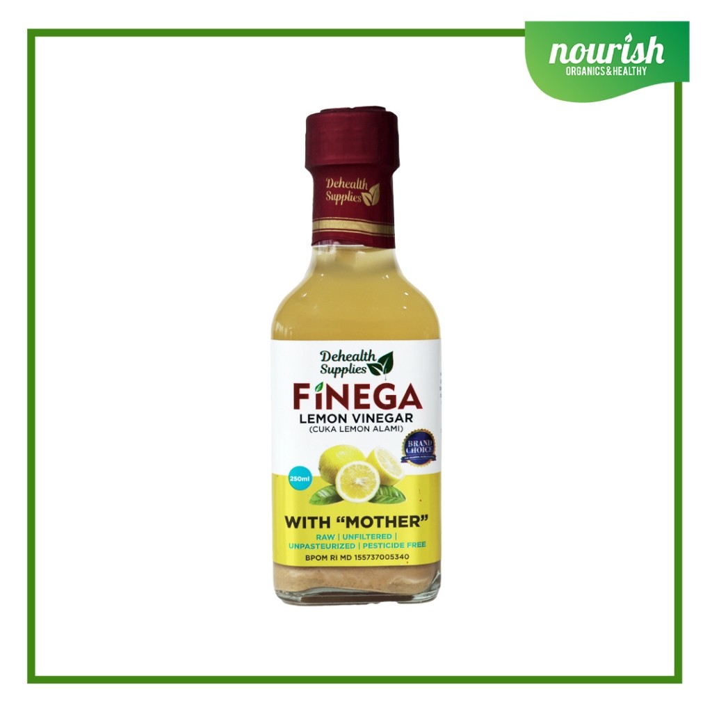 

Finega, Lemon Vinegar with Mother / Cuka Lemon alami 250ml