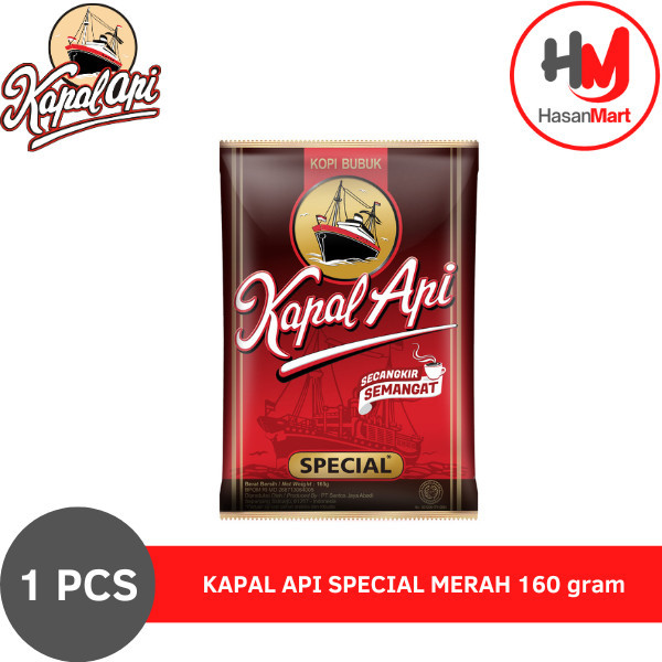 

Kapal Api Special Kopi Bubuk Merah 160 gram [1 PCS]