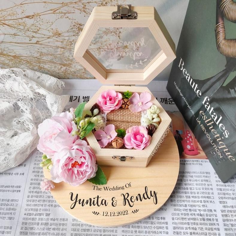 

PROMO Ringbox Wedding Engagement Kotak Cincin Nikah ng-65