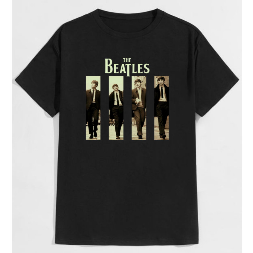 Haoshoku Store - T-Shirt The Beatles - Cotton Combed 24S - BU208