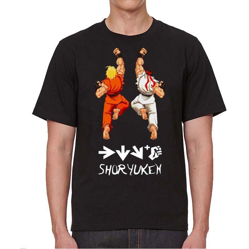 Kaos Homme Baru Kaos Pria Street Fighter Ii Street Clothing Camiseta