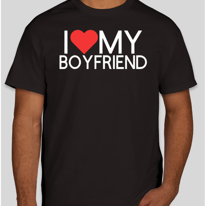 Hadiah Untuk Kaos Pacar I Love My Boyfriend