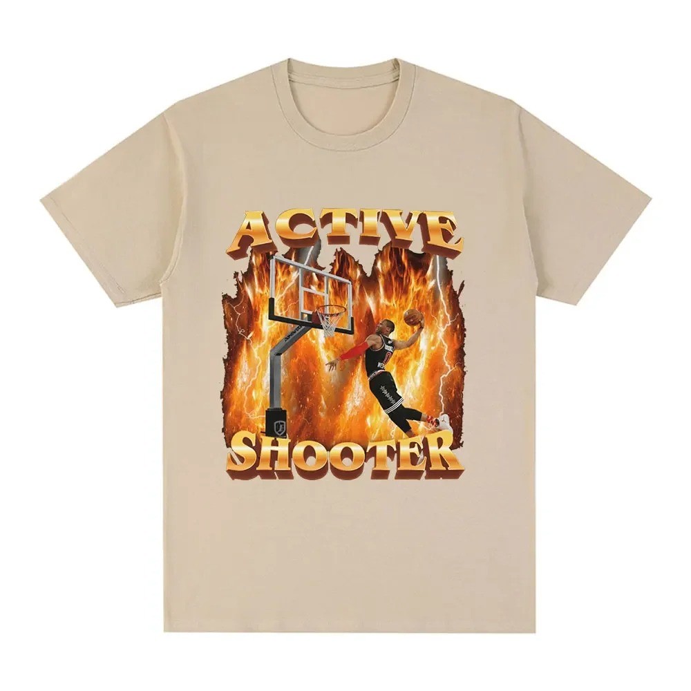 Kaos Pria Grafis Vintage Kaos Pria Hip Hop