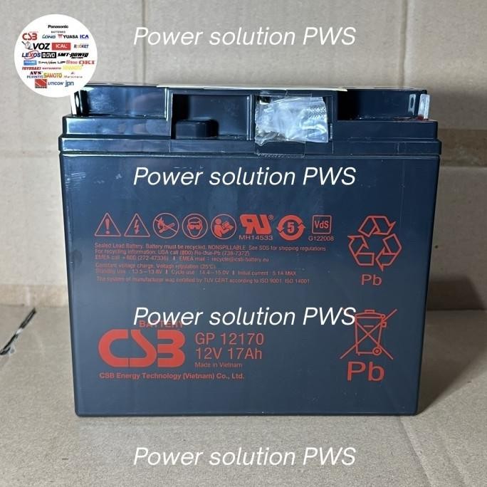Battery CSB 12V17AH, Baterai CSB 12V 17AH, Battery VRLA CSB 12V17AH