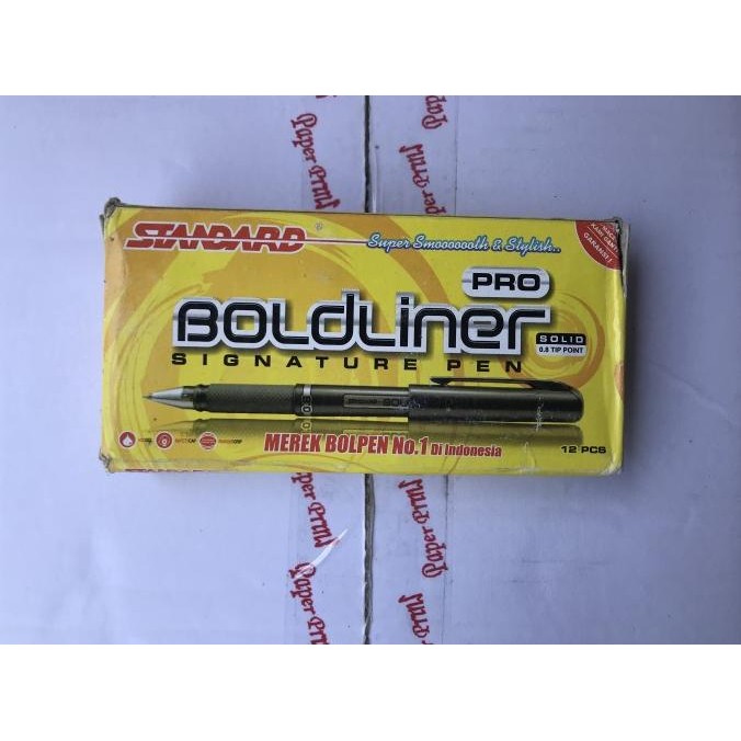 

Pulpen Boldliner Pro Standart 0.8 Original Pen !! Hanscollect