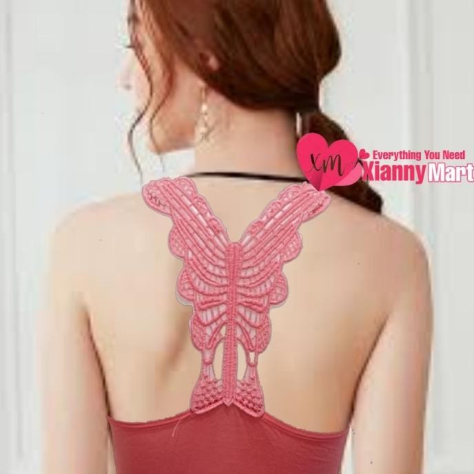 Xianny Premium Sport Bra Kupu Kupu Bh Olahraga Gym