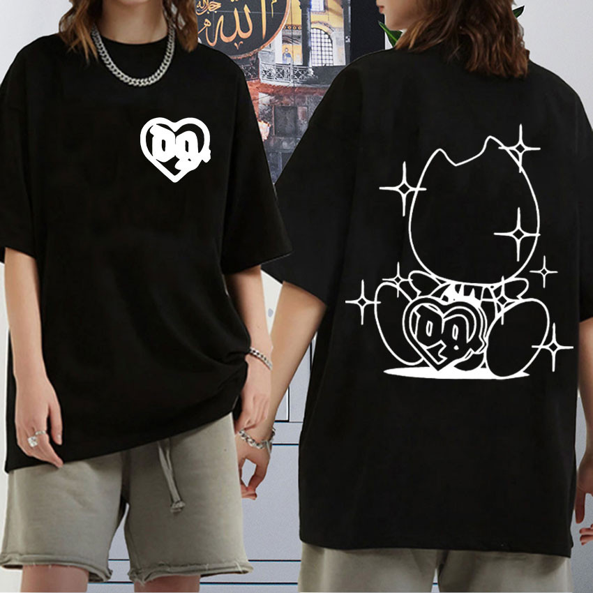 Rapper Swedia Bladee Kaus Grafis Logo Geng Pembuangan Skate