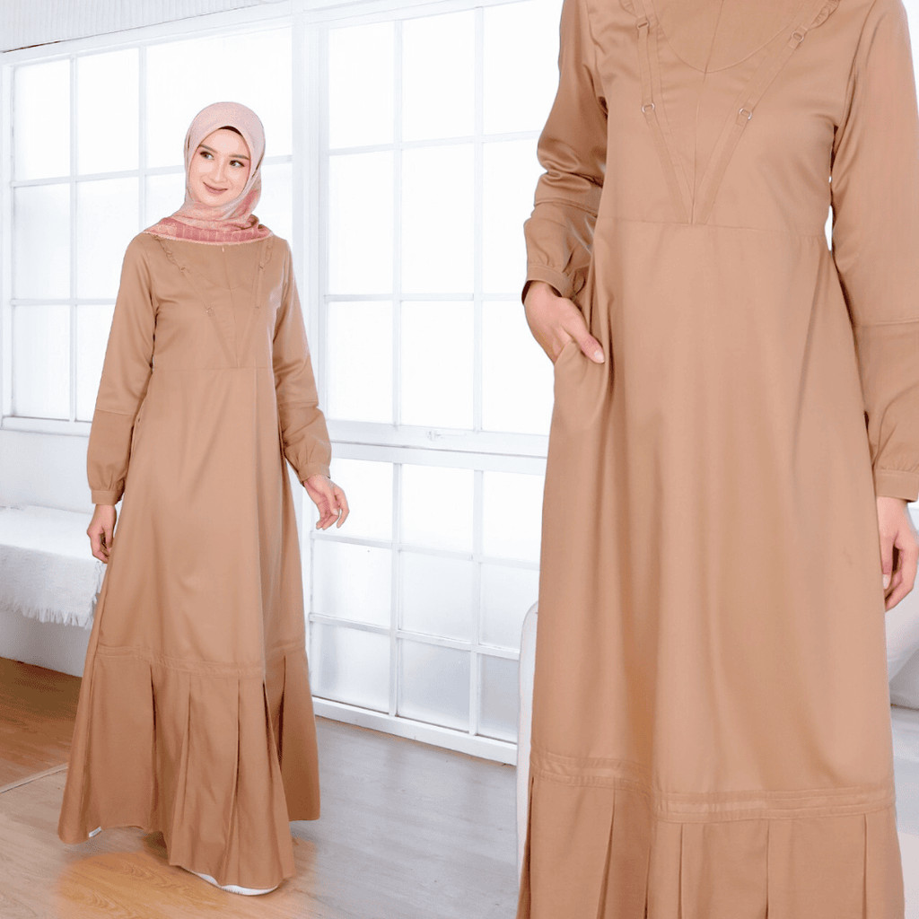 ETHICA | HOMEYDRESS GAMIS DAILYWEAR AYUMI 460 BROWN D10P