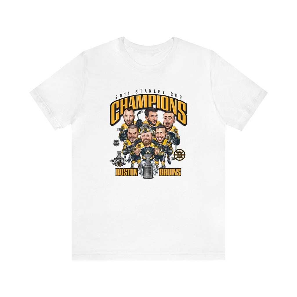 Boston Bruins Juara Piala Stanley 2011 Kaos Campuran Premium Bella Nhl Nhl