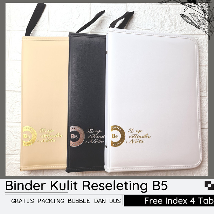 

Amberela Binder B5 / Binder Kulit B5 / Notebook Kulit / Buku Binder B5 / 26