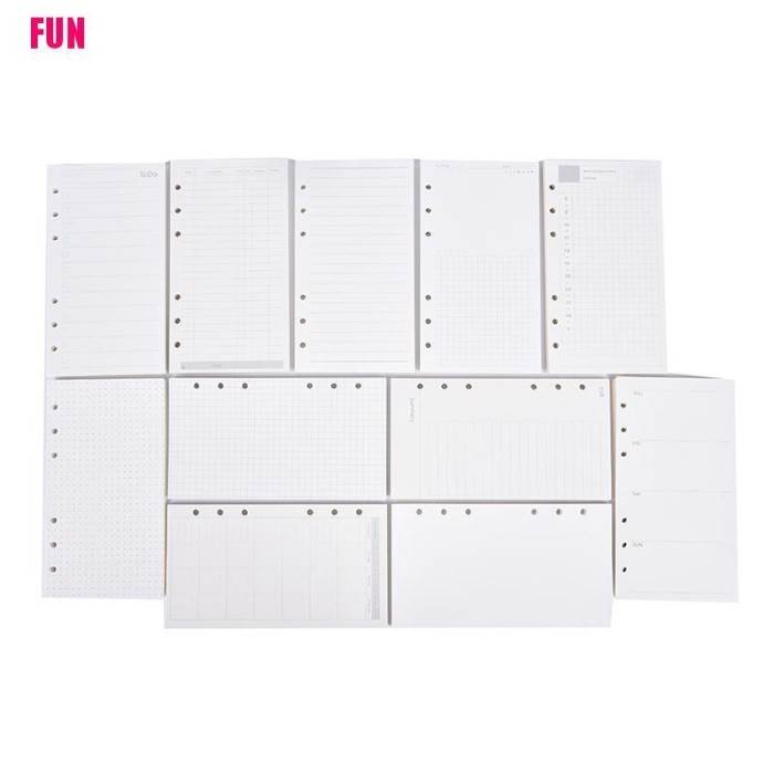 

Amberela - (Fun) Kertas Isi Ulang Binder Loose Leaf Ukuran A6