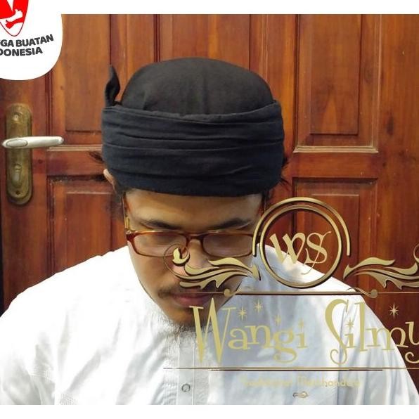 Iket Sunda "Candra Surat" Hitam - Blangkon Sunda