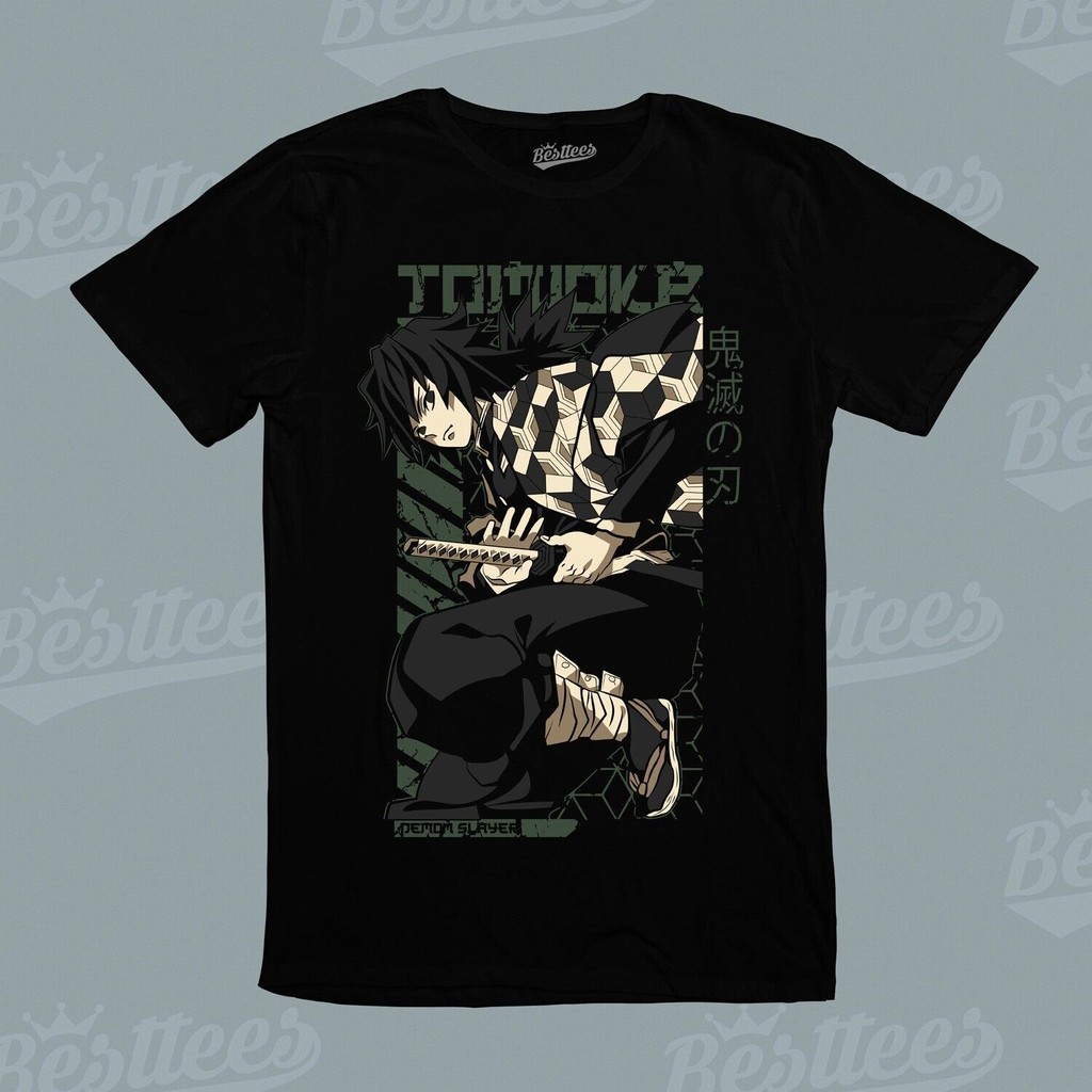 Kaos Anime Pembunuh Iblis Jepang Giyu Tomioka Pria Dewasa