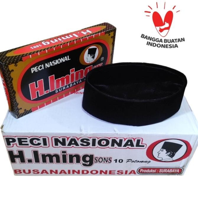 YKP Peci Songkok Hitam H Iming sons untuk anak dan dewasa BNJ
