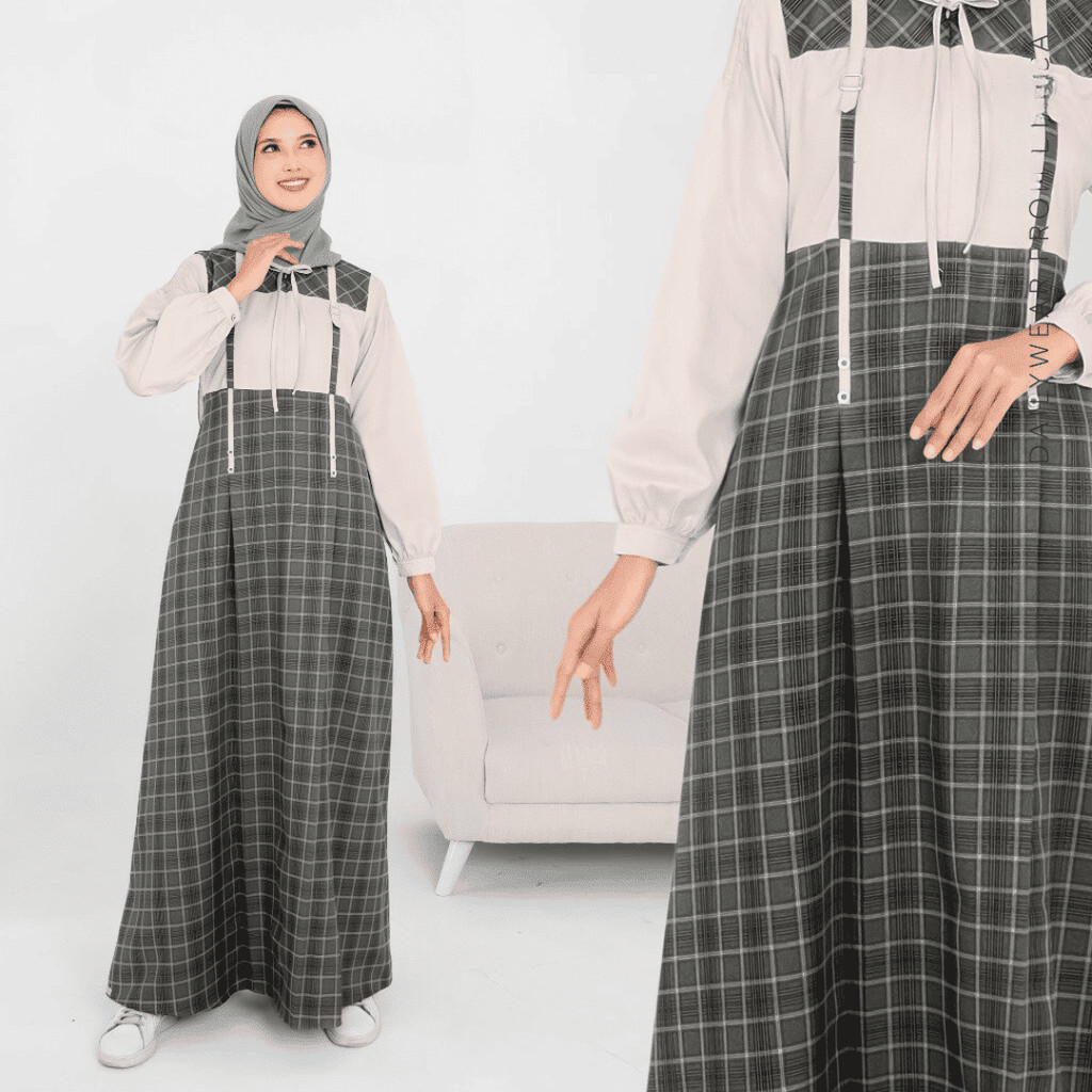ETHICA | HOMEYDRESS GAMIS DAILYWEAR AYUMI 484 OLIVE D10P