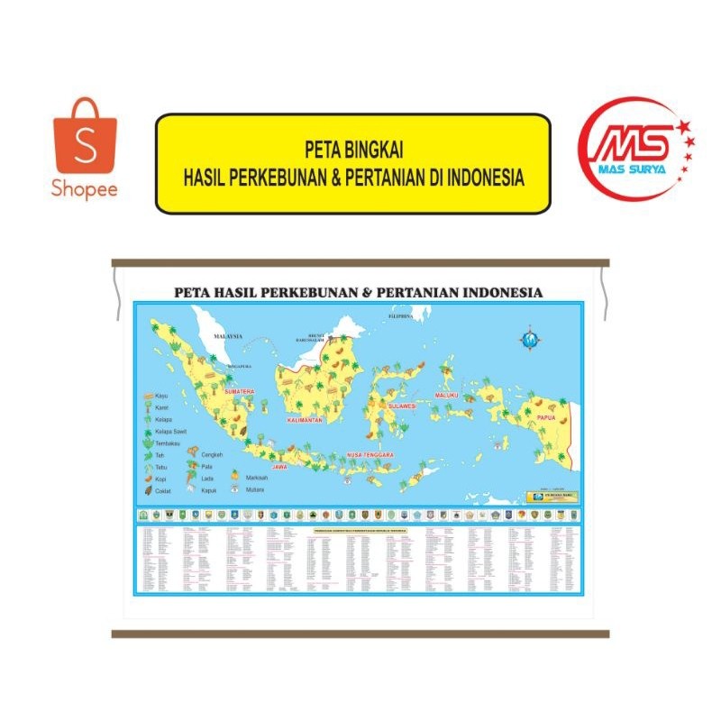 

Peta Bingkai Hasil Perkebunan Dan Pertanian Di Indonesia Besar