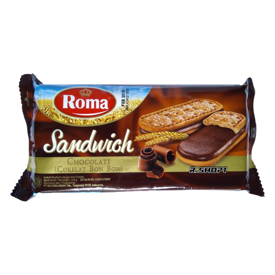 

ROMA SANDWICH COKELAT 157GR - 010468