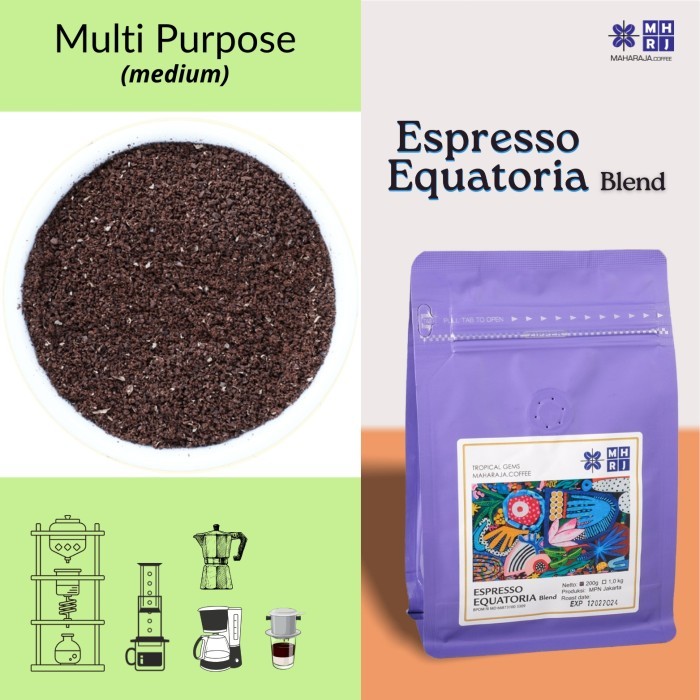 

Espresso Equatoria Blend 2/3 Arabica & Robusta Business Pack