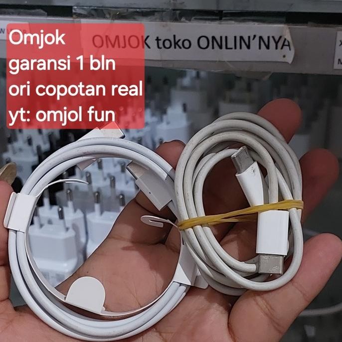 KABEL DATA IPHONE IPAD ORIGINAL C TO C BAWAAN NYA BARU DAN BEKAS 2807T