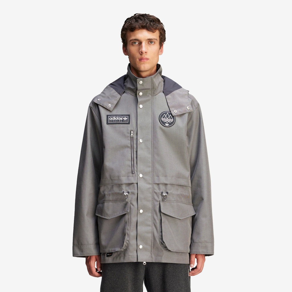 Adidas SPZL FC Anorak Jacket Grey JE6074