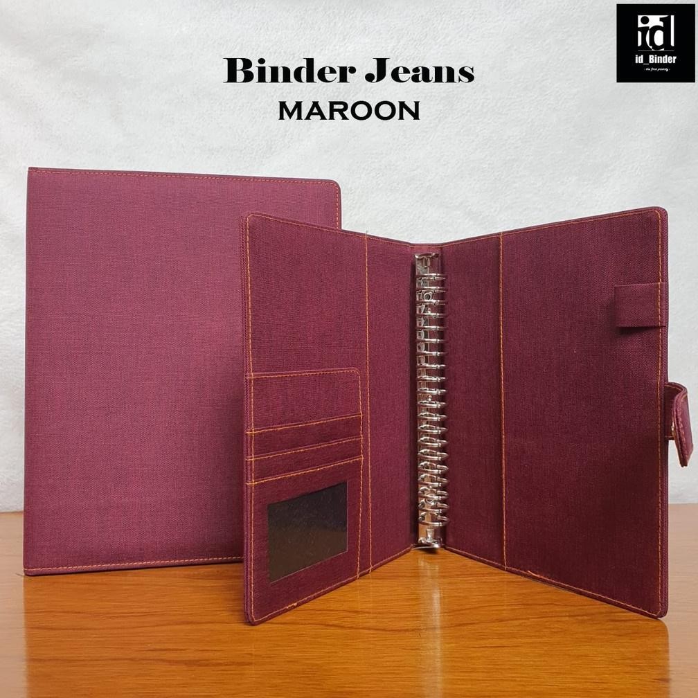 

BISACOD BINDER BAHAN JEANS/DENIM 9 WARNA PILIHAN A5 DAN B5 dgh-43