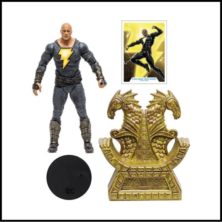 Mcfarlane Toys Dc Black Adam - Black Adam With Throne