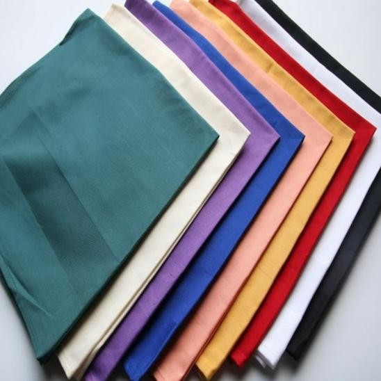 Kain Napkin Serbet Makan Lap Gelas Alas Cutleries 50X50 Cm Polos