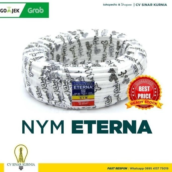 Kabel Listrik NYM 4x10mm 4x10 ETERNA | ETERNA Kabel NYM | 50M sinarkuuu Ayo Beli