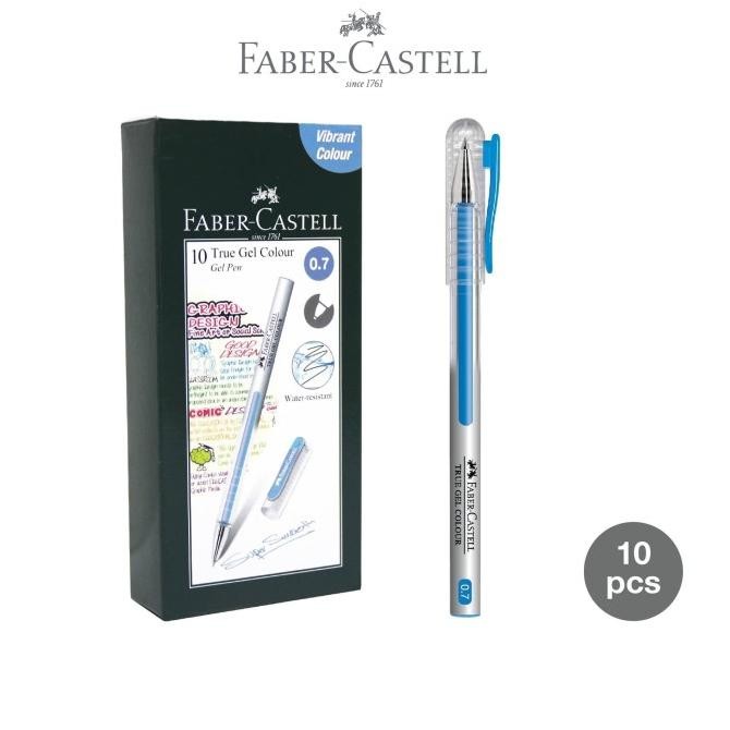 

Faber-Castell True Gel Pen -- Light Blue Ink 0.7 mm