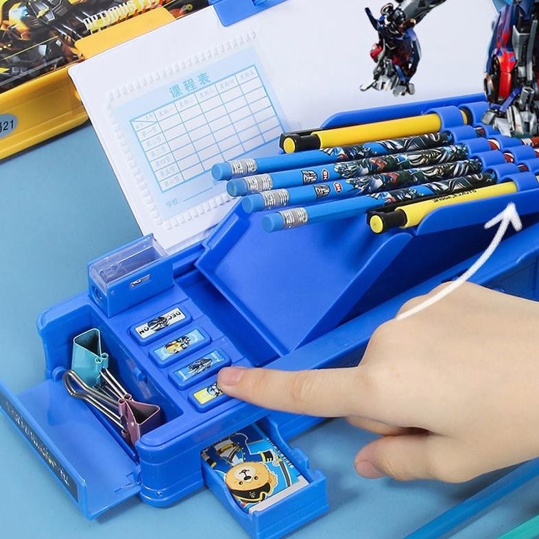 

Or42 Tempat Pensil Magnet Sandi Kotak Pensil Anak Kode Sandi Kunci Kombinasi Tombol Multifungsi Tempat Pensil Dua Sisi Tahan Air Dengan Rautan Pensil Tempat Pensil Berkapasitas Besar Murah
