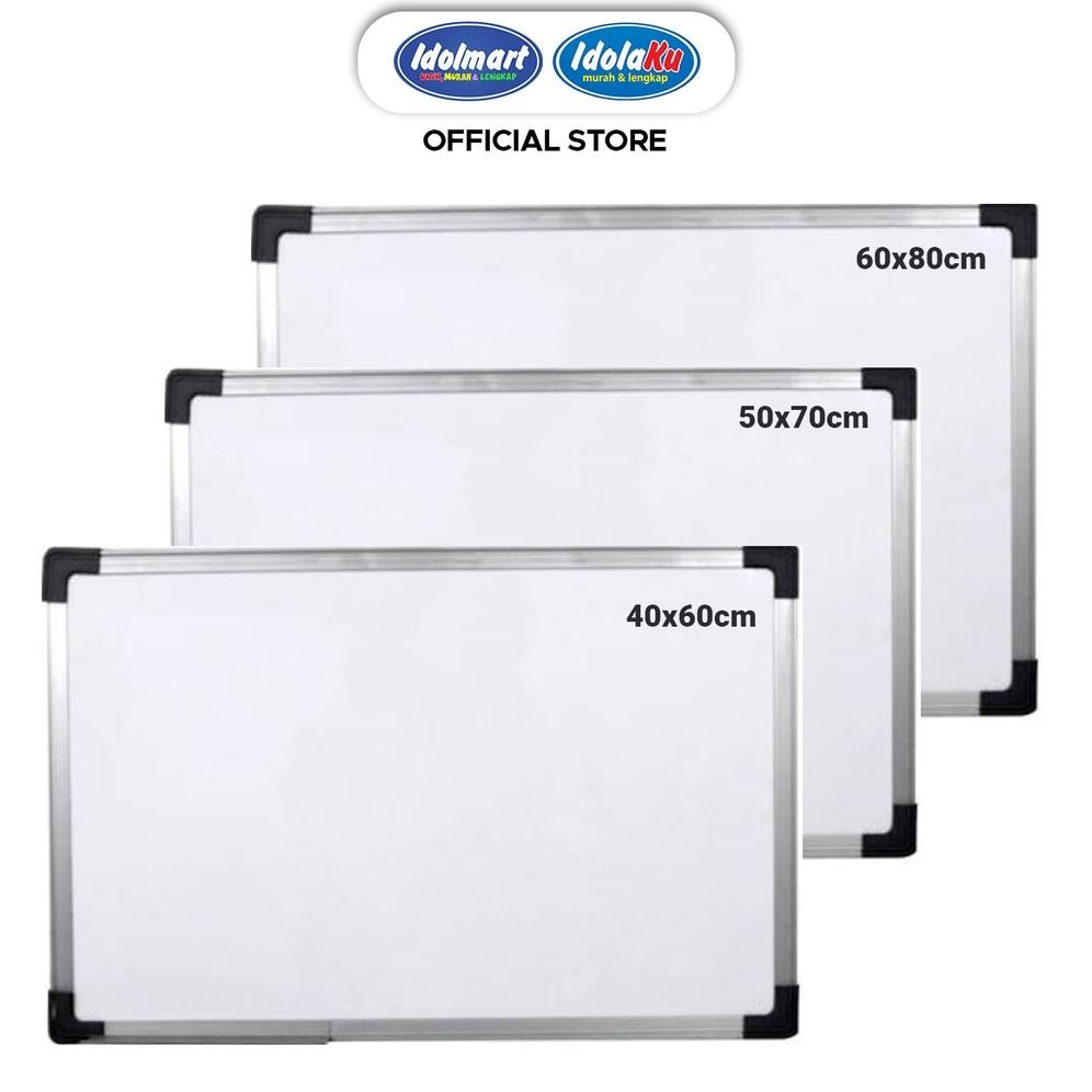 

Promo Hemat! IDOLMART Whiteboard Papan Tulis Putih Murah Murah