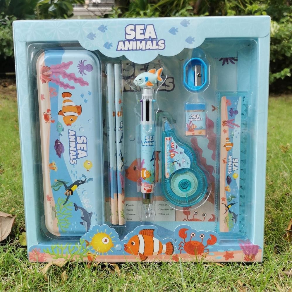 

rq-56 Paket alat tulis Alat Tulis / Set Alat Tulis / Paket Alat Tulis Anak Stationary Set Karakter Untuk TK Dan SD / Alat tulis set karakter / Stationery set Lucu Hadiah Viral