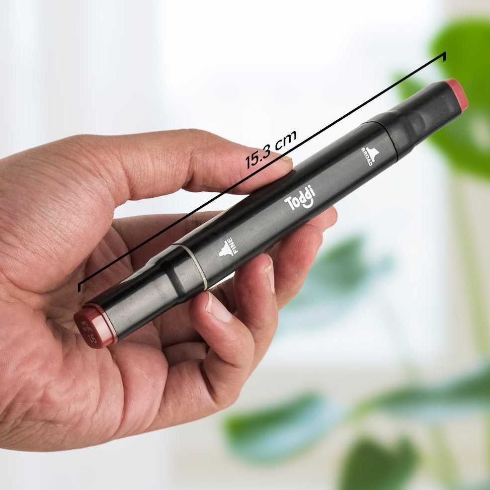 

Viral Toddi Spidol Dual Side Fine Art Brush Art Marker Set 1.0 and 6.0mm Tip Premium